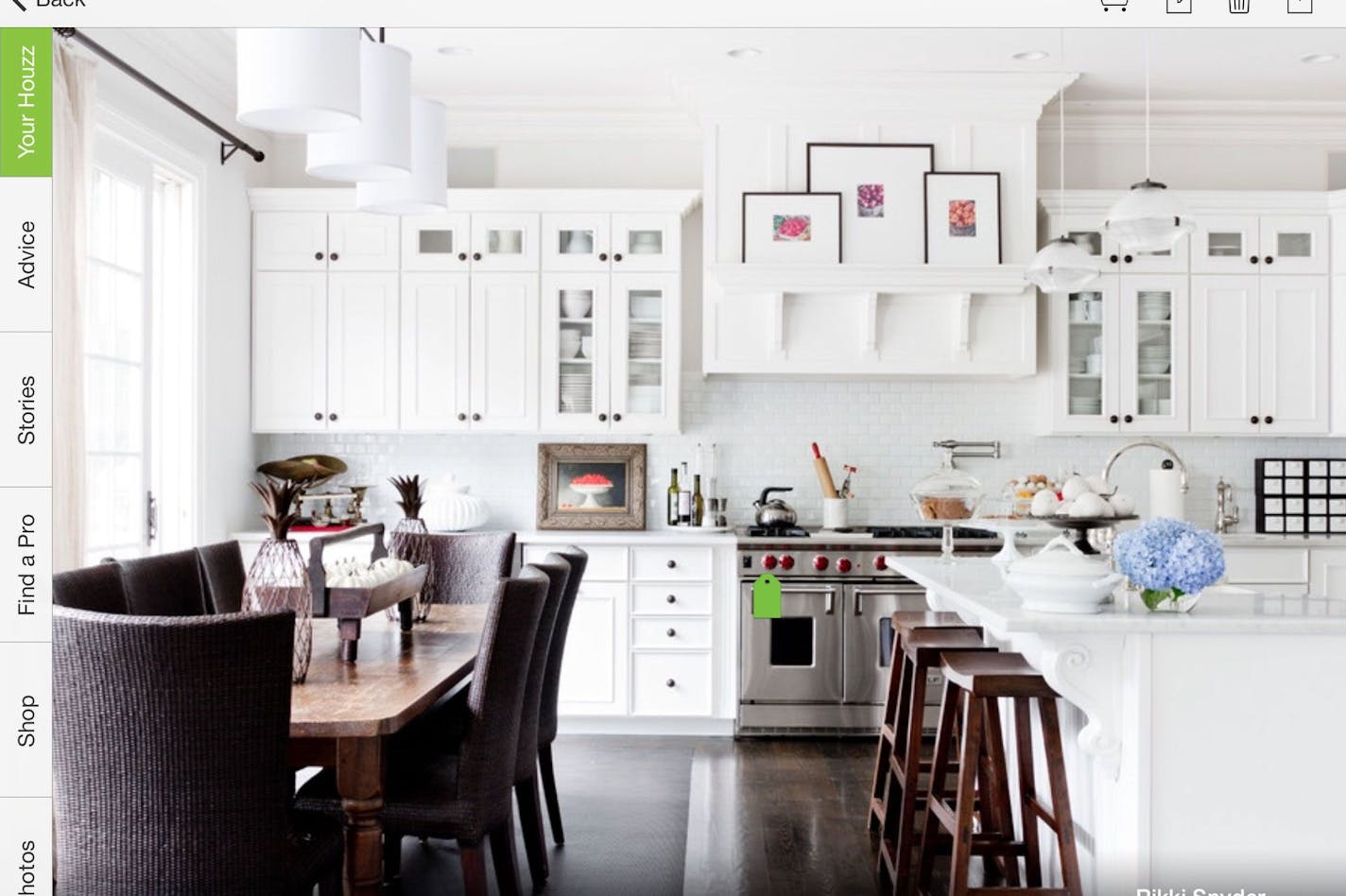 Houzz White kitchen