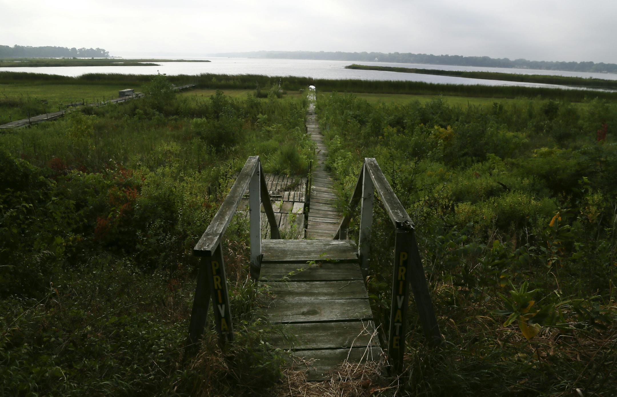 Receding lake levels on White Bear Lake has created a large green space and required lengthy docks to get to water along Lake Ave. near downtown Thursday, Aug. 29, in White Bear Lake, 2013.](DAVID JOLES/STARTRIBUNE) djoles@startribune.com The solution to the catastrophic decline in the level of White Bear Lake might be as close as the Mississippi River. The question is how to get the water there. Thanks to a $2 million study funded by the Legislature, the Metropolitan Council is undertaking an e