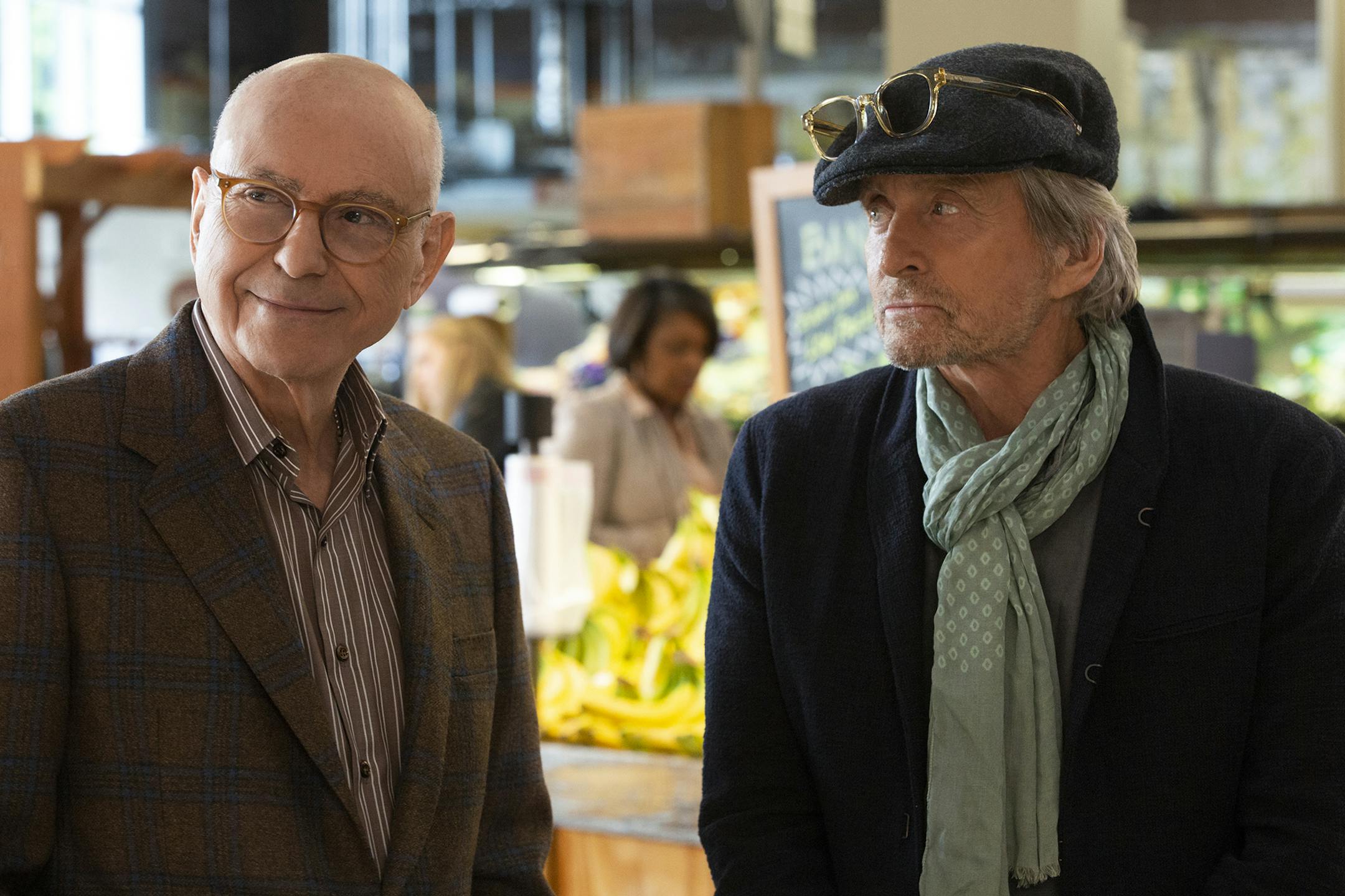 Alan Arkin and Michael Douglas in "The Kominsky Method."