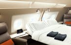 With enough airline miles or credit card points, this Singapore Airlines "Suite" is yours for free. (Singapore Airlines)