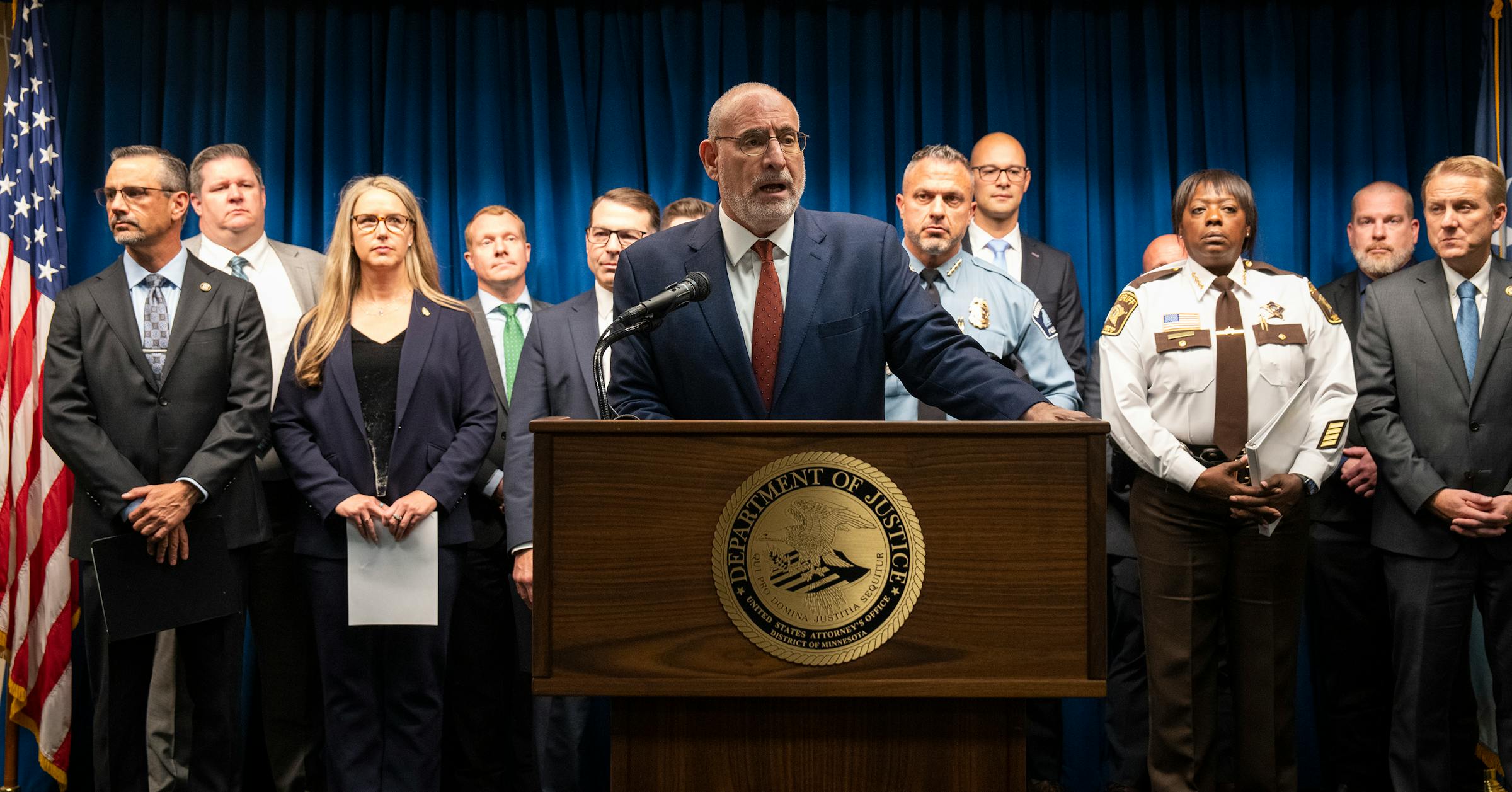 U.S. Attorney Andrew Luger is stepping down before Donald Trump can
