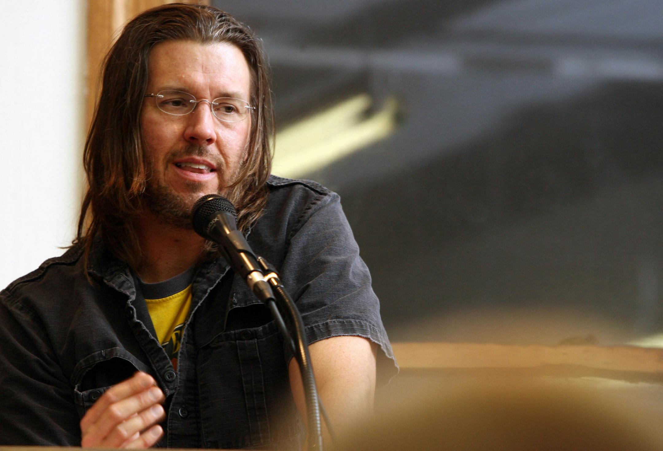 David Foster Wallace appeared at The Strand bookstore in Manhattan on Wednesday, January 11, 2006.
