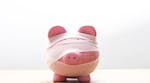 Piggy bank with bandages. ORG XMIT: MIN1801031123400570