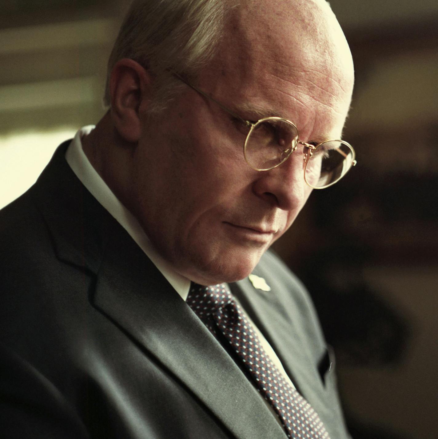 Christian Bale as Dick Cheney in the film "Vice." (Greig Fraser/Annapurna Pictures)