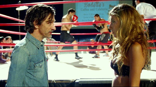 John Hawkes and Dichen Lachman? in "Too Late."