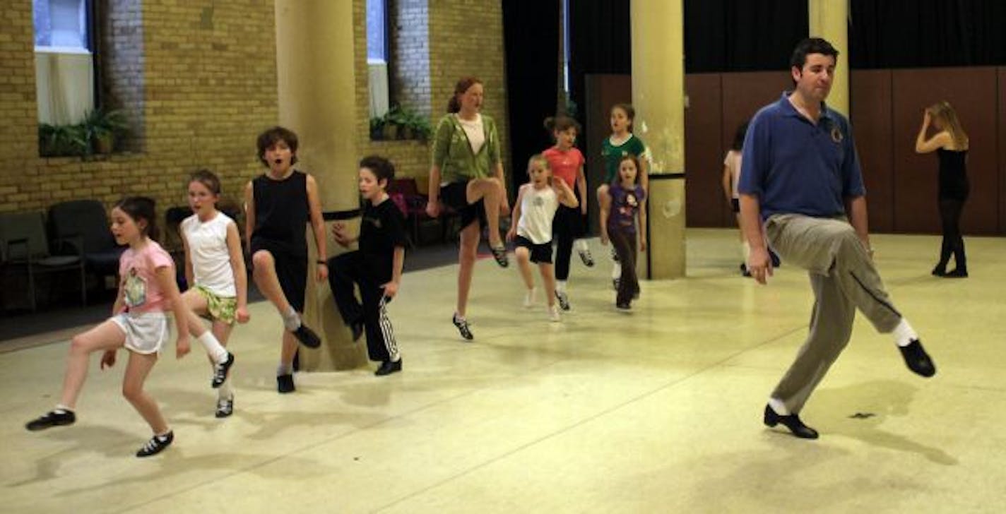 Cormac O'Shea's classes include children of different ages and abilities.