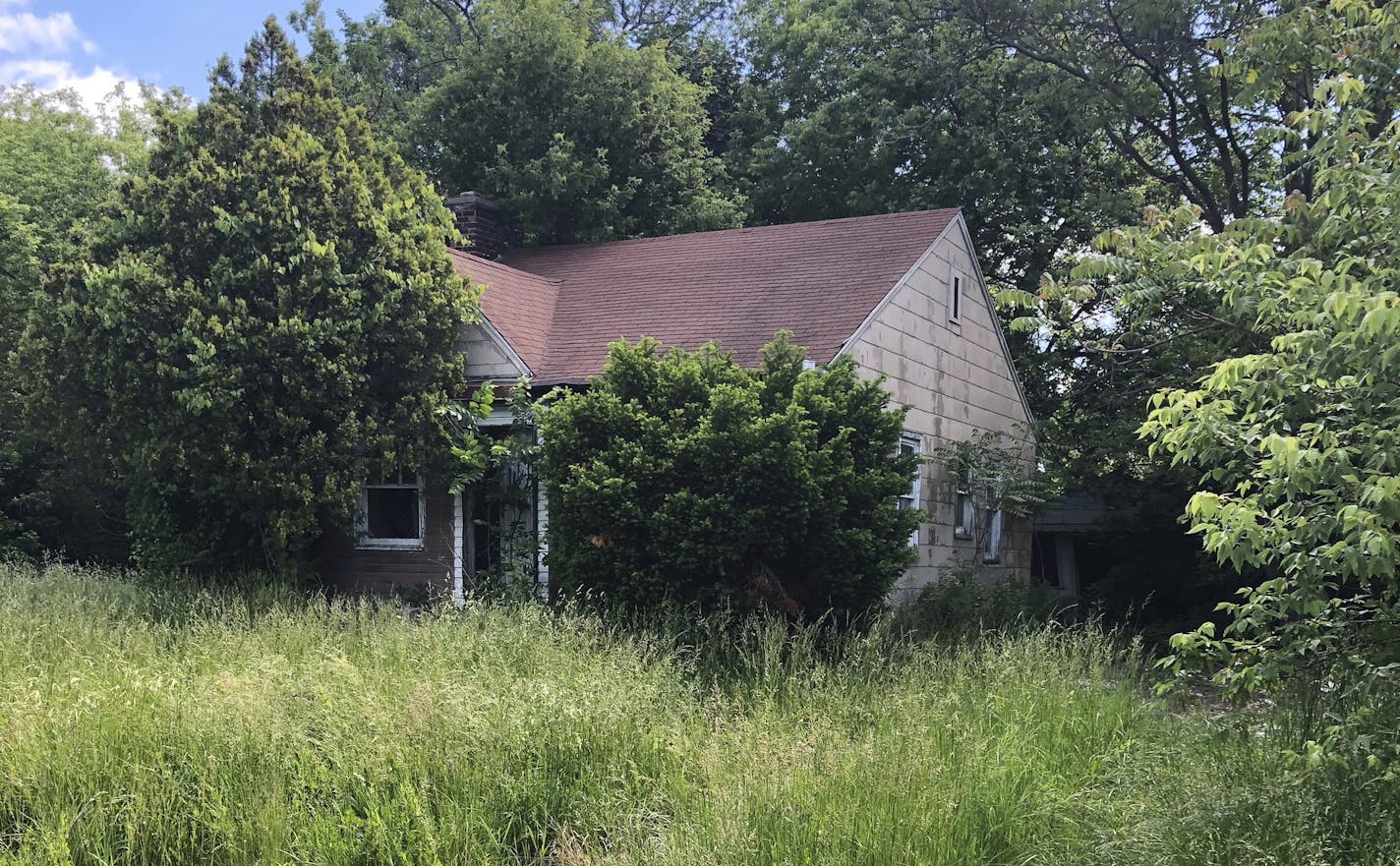 A vacant house in Detroit's Brightmoor neighborhood. Associated Press