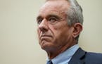 FILE - Robert F. Kennedy, Jr., testifies before a House Judiciary Select Subcommittee hearing on Capitol Hill in Washington, July 20, 2023. (AP Photo/