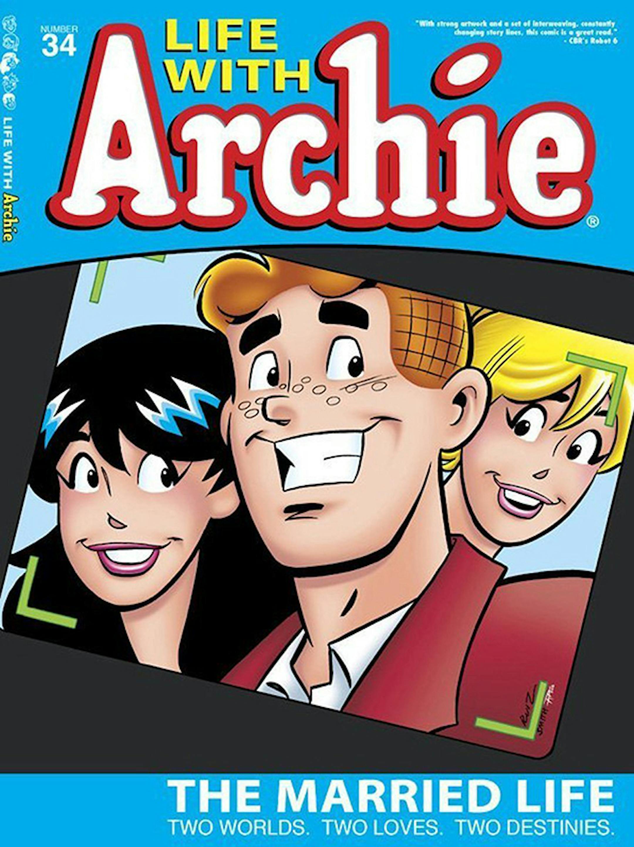 "Life with Archie" is an ongoing magazine telling two different what-if stories, one with Archie married to Veronica, and one with Archie married to Betty. (Courtesy Archie Comics/MCT) ORG XMIT: 1148742