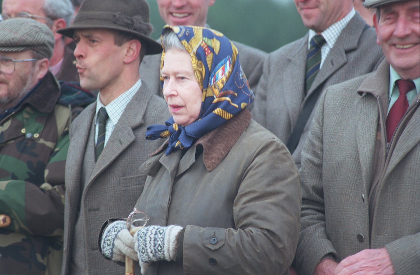 Queen Eliabeth. British National Retriever Championship 1998 @ Queen Elizabeth's estate.