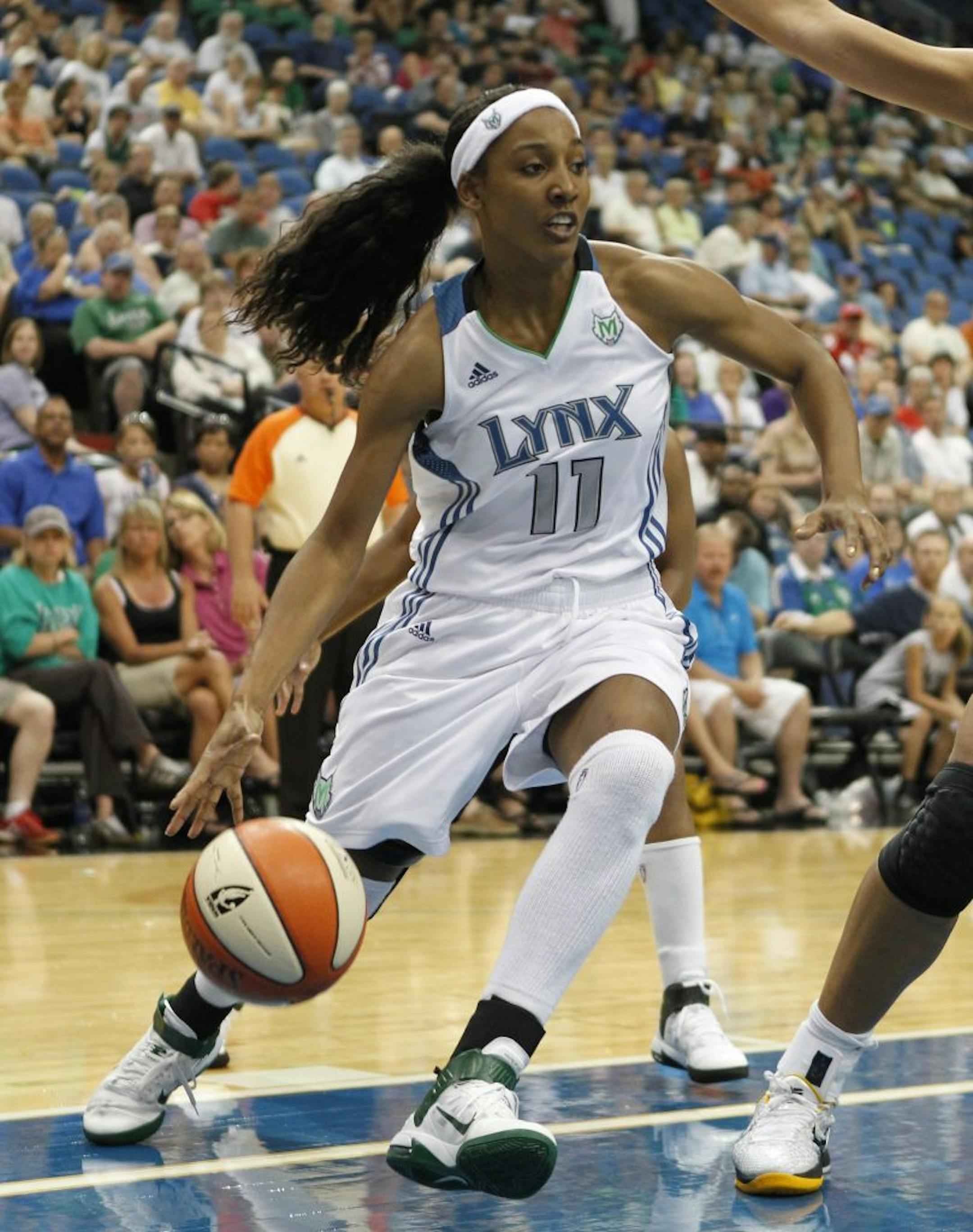 Lynx guard Candice Wiggins