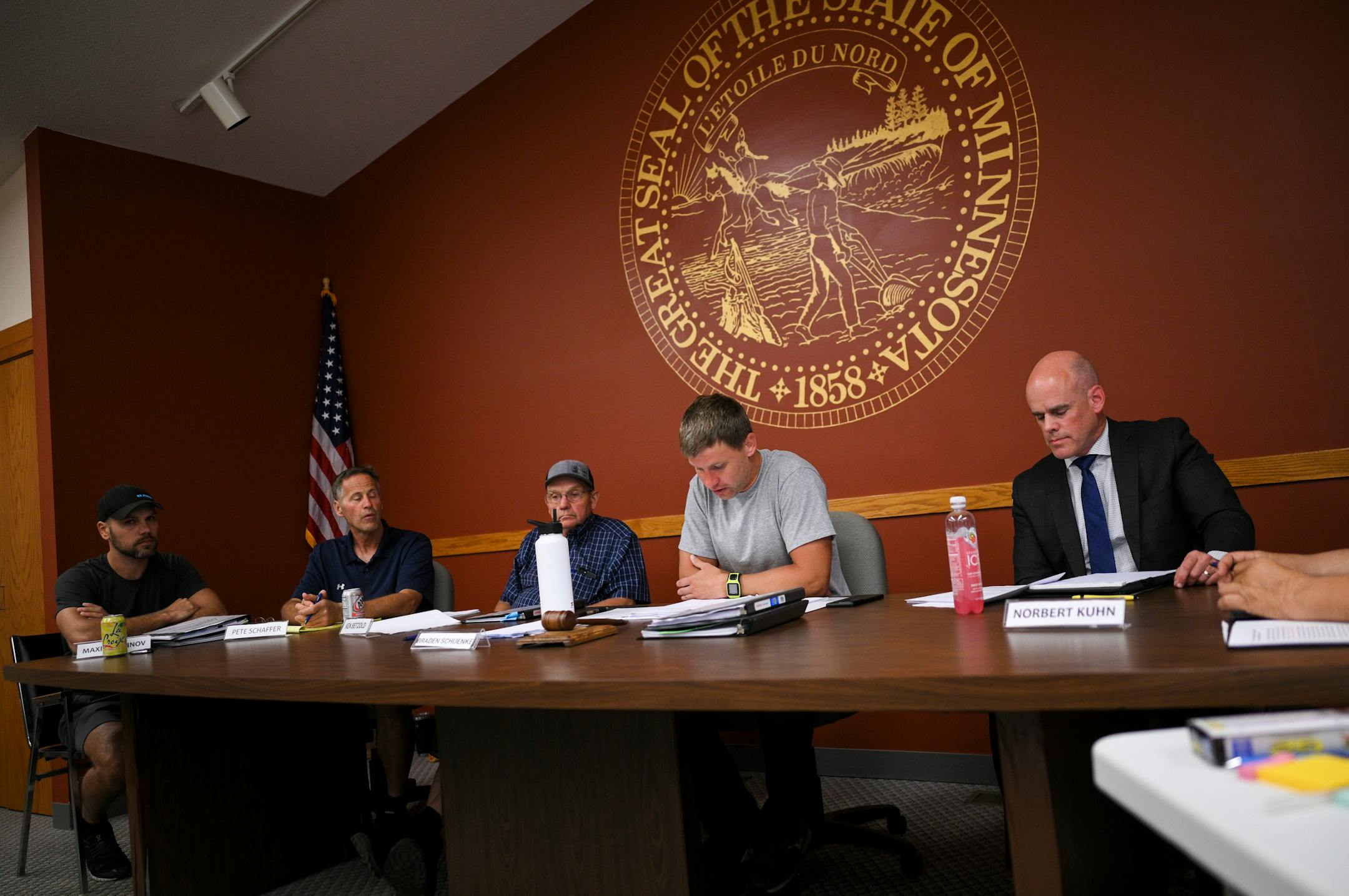 The township held a public hearing Monday night regarding a conditional use permit for the Al Maghfirah Cemetery.