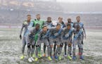 Minnesota United's roster has gone through an extensive overhaul since the starting 11 posed for this prematch photo before the team's 6-1 loss to fel