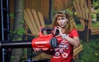 Christine Potter, vice president of outdoor power equipment, talks about the Craftsman blower and the battery system that powers many of their tools, 