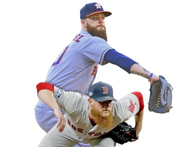 Nothing should prevent the Twins from being aggressive buyers in the free agent market for pitchers Dallas Keuchel (top) and Craig Kimbrel.