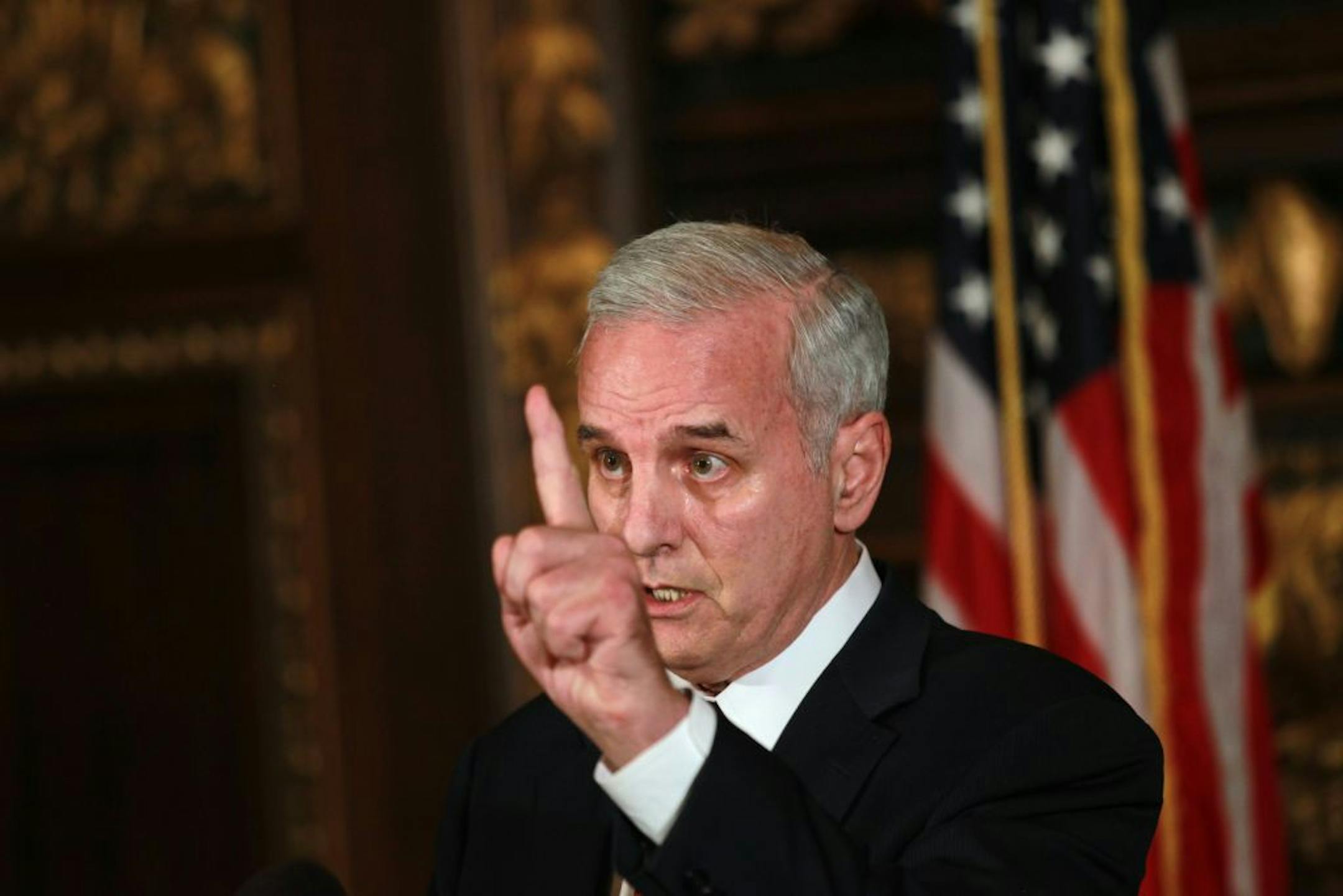 "If you go this route, you're going to severely damage our relationship and our ability to work together:" Gov. Mark Dayton.