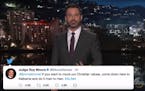 Jimmy Kimmel describes his Twitter war with Alabama GOP Senate candidate Roy Moore.
