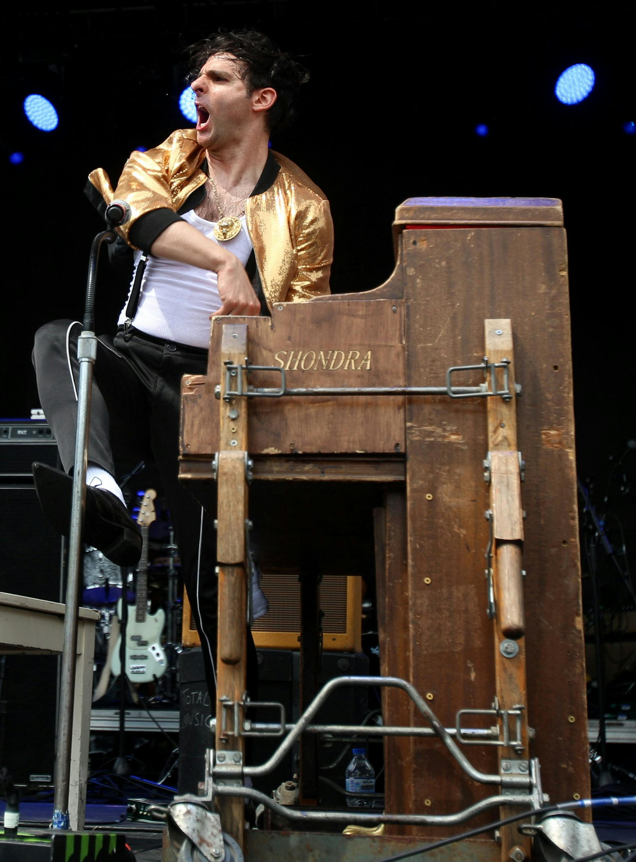 Low Cut Connie lead singer, Adam Weiner, performed with his band as the opening act at Rock the Green 2018 on Saturday. ] ALEX KORMANN ¥ alex.kormann@startribune.com