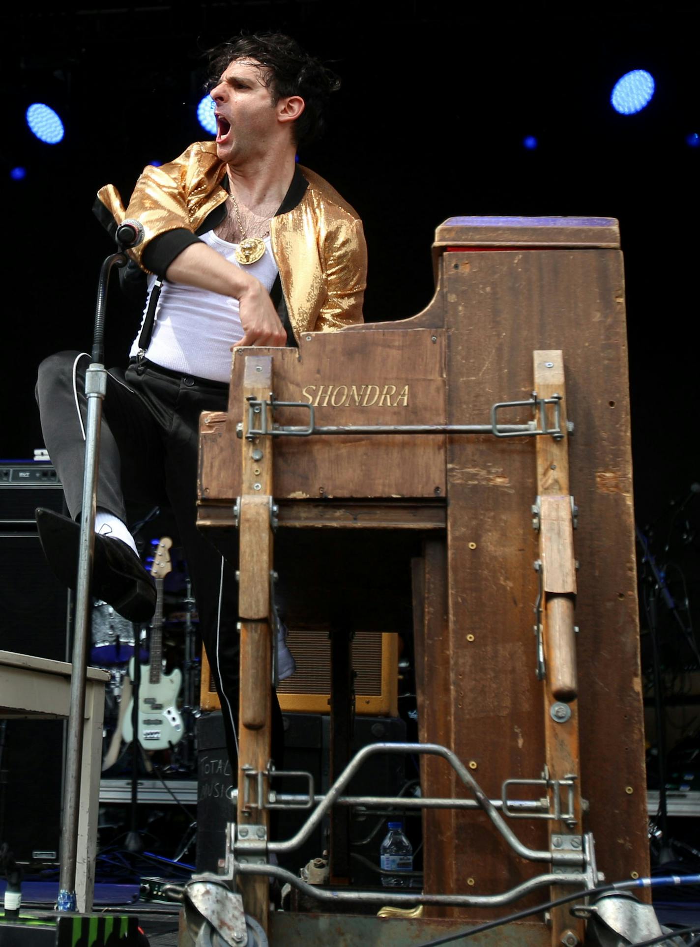 Low Cut Connie lead singer, Adam Weiner, performed with his band as the opening act at Rock the Green 2018 on Saturday. ] ALEX KORMANN ¥ alex.kormann@startribune.com