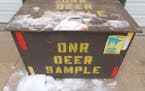 Deer head drop boxes like this one in southeastern Minnesota have become a fixture during recent deer hunts in southeastern Minnesota.