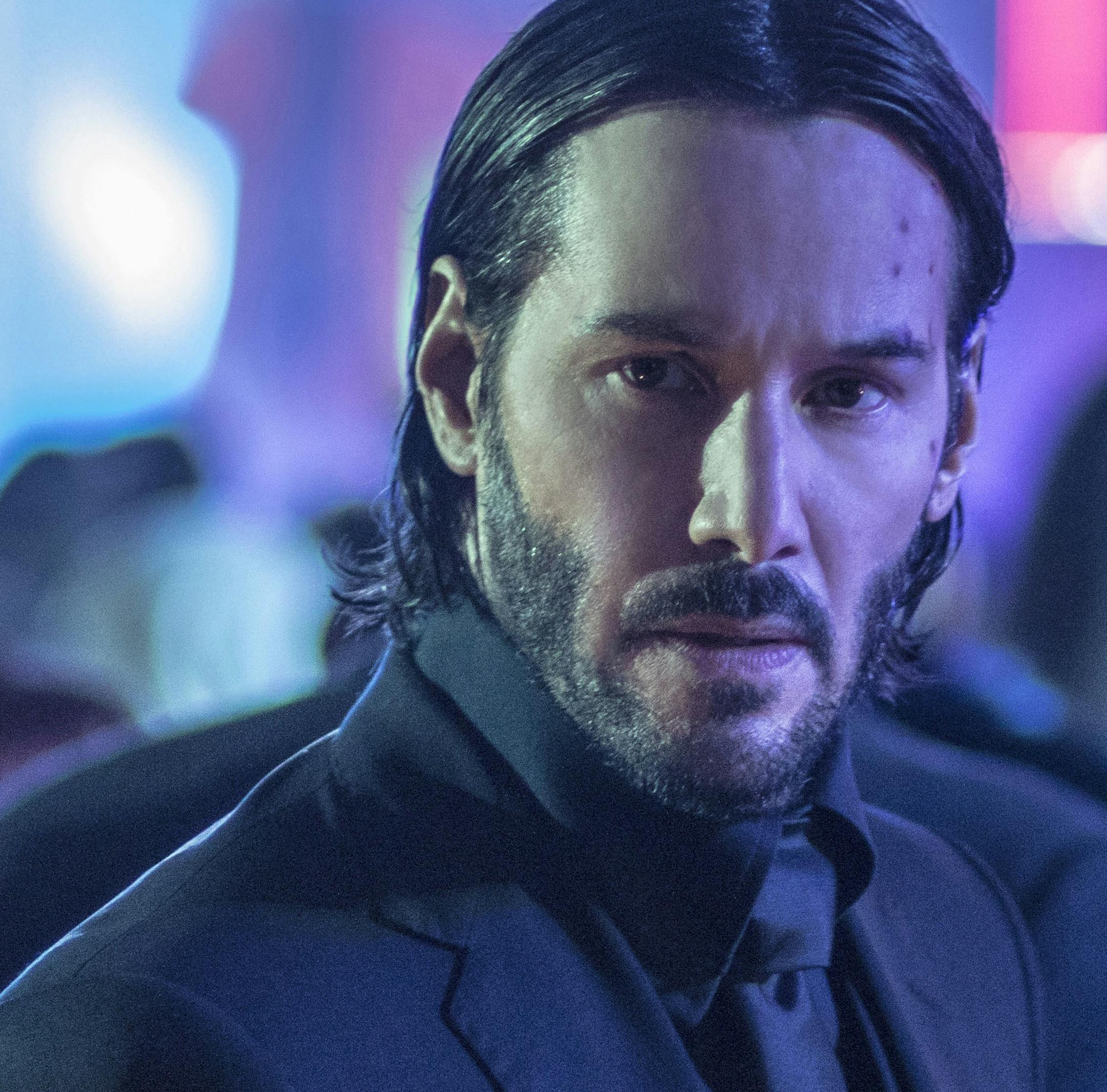 Keanu Reeves as John Wick.