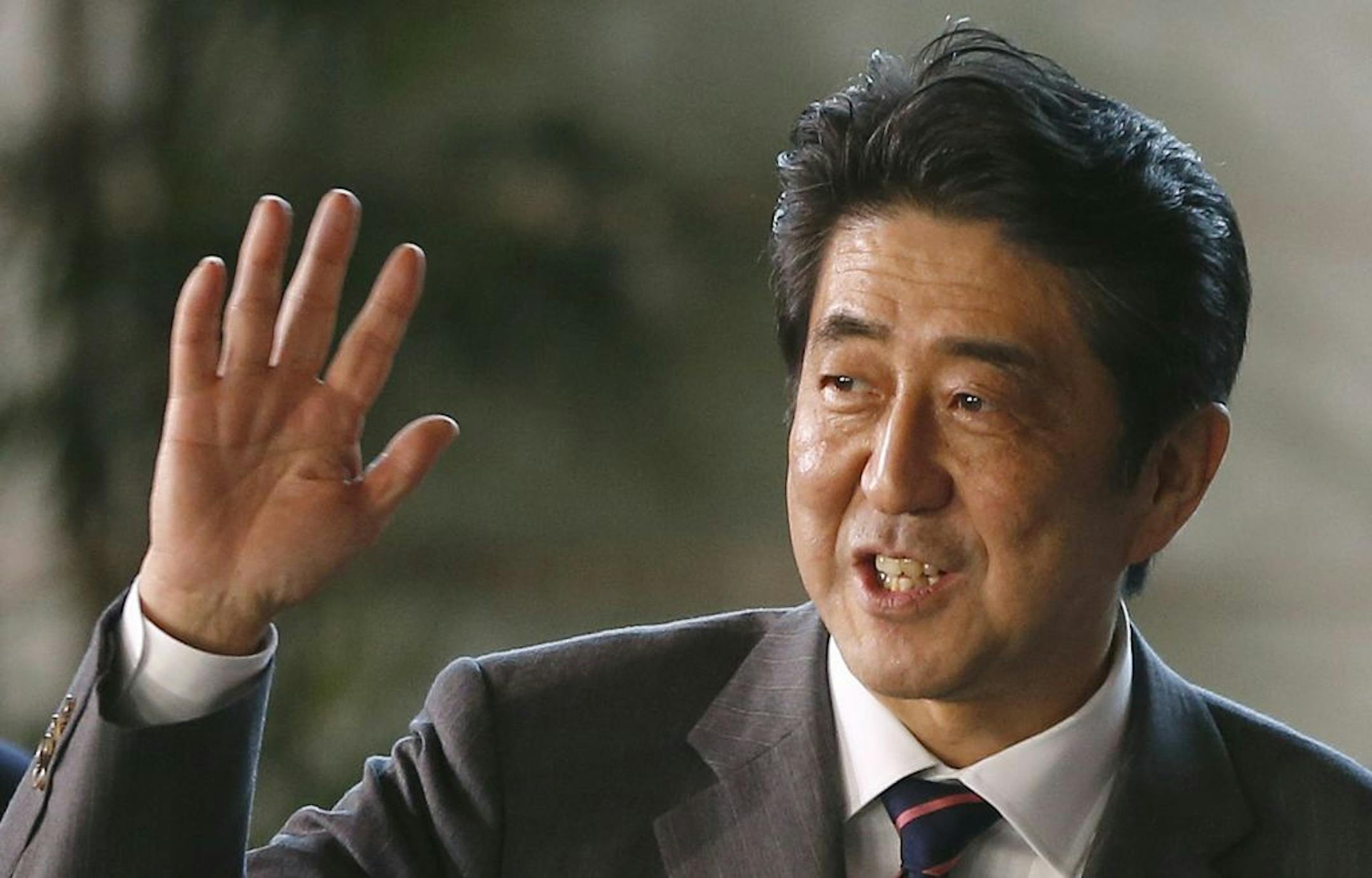 Japan Prime Minsiter Shinzo Abe.