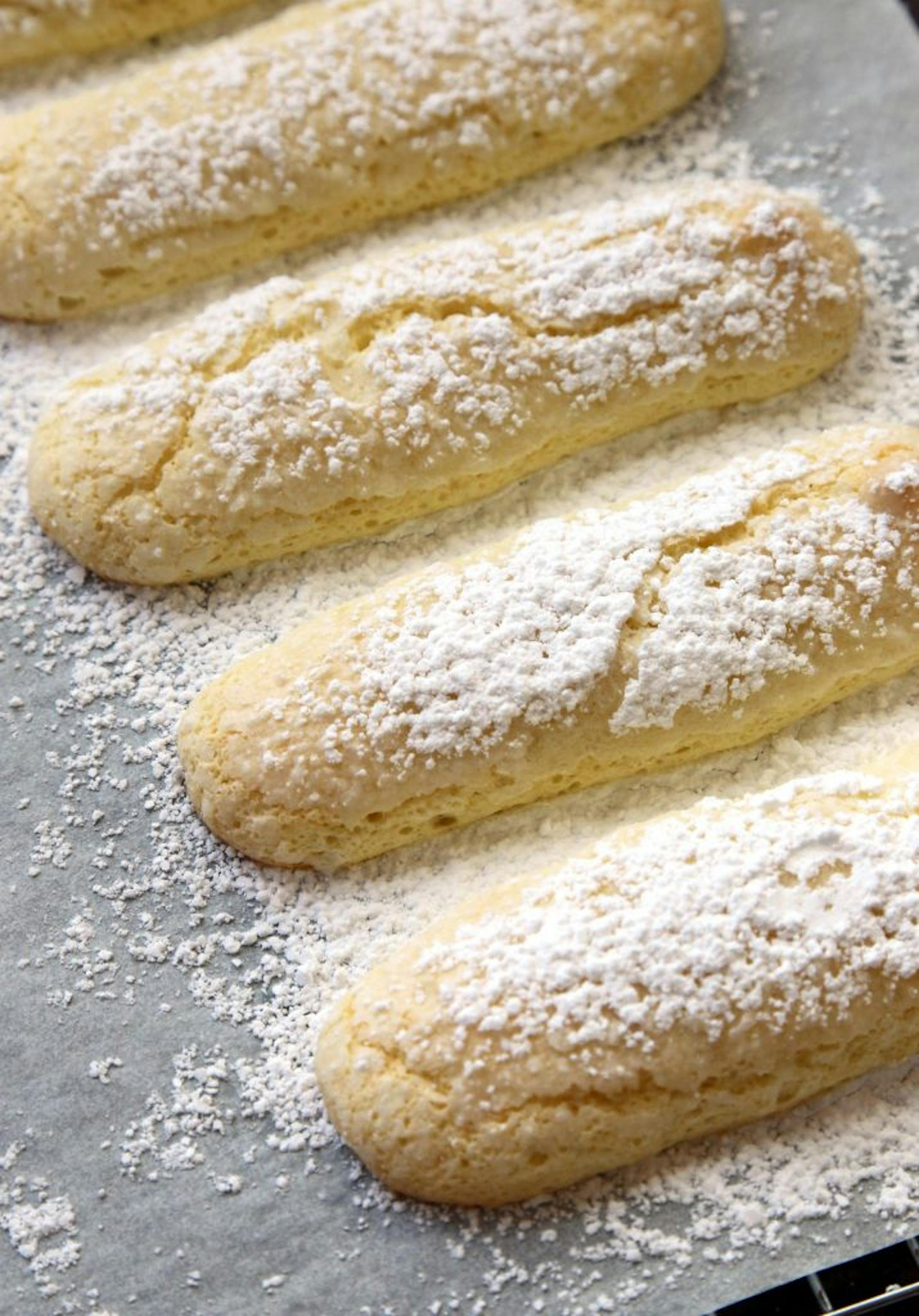 Ladyfingers provide the foundation for mini charlottes.