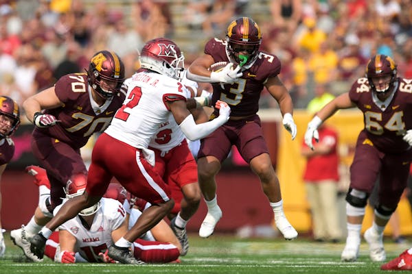 Gophers show they have something in reserve in beating Miami of Ohio