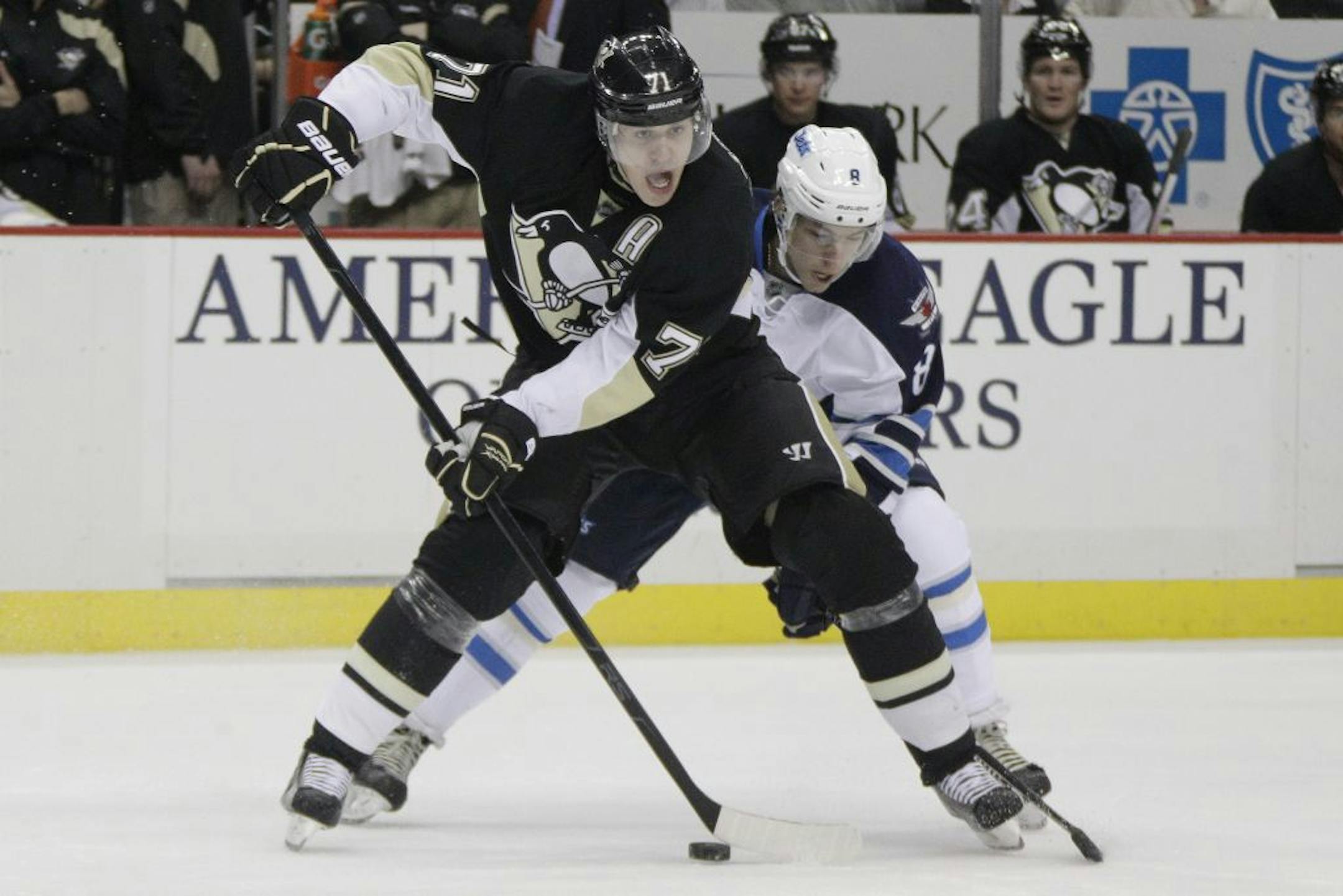 Pittsburgh Penguins' Evgeni Malkin (71)