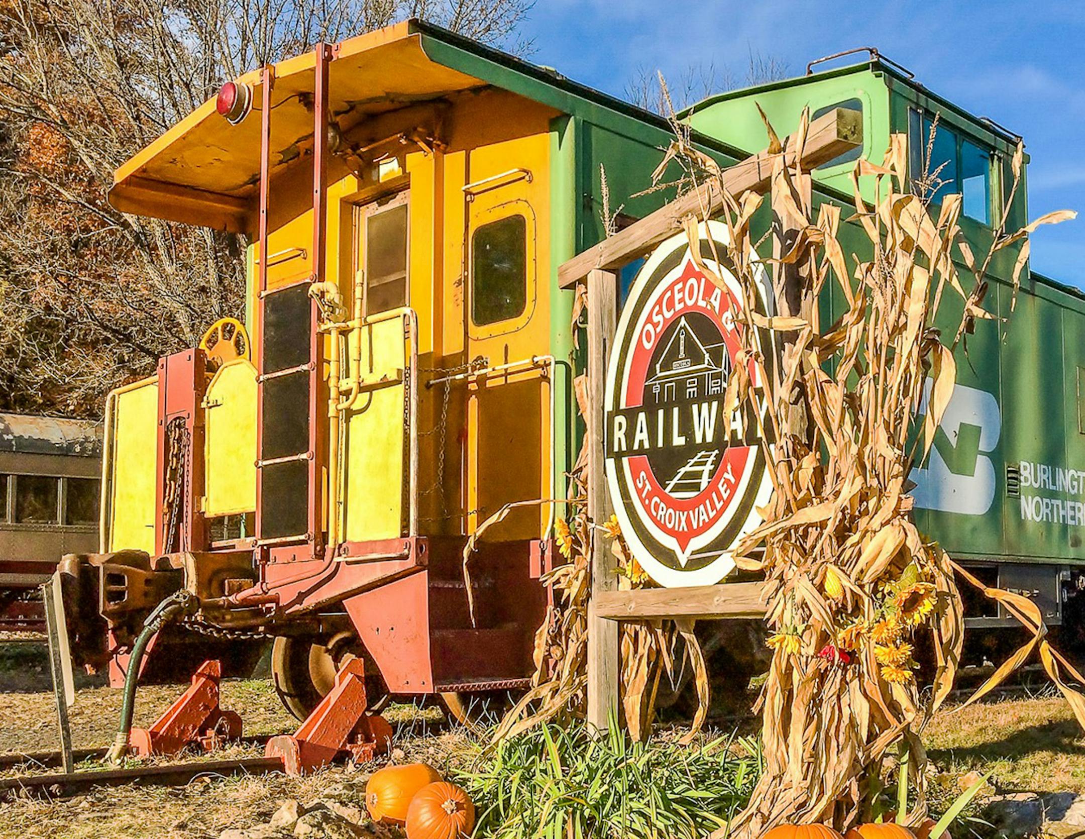 Keon McGarvey photo
The Minnesota Transportation Museum offers Fall Color tours on the Osceola & St. Croix Valley Railway.