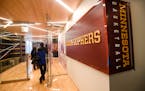 The entrance of the new Gophers Basketball Development Center.