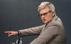 Hennepin County Attorney Mary Moriarty dismisses murder and manslaughter charges against State Trooper Ryan Londregan in Minneapolis on Monday.