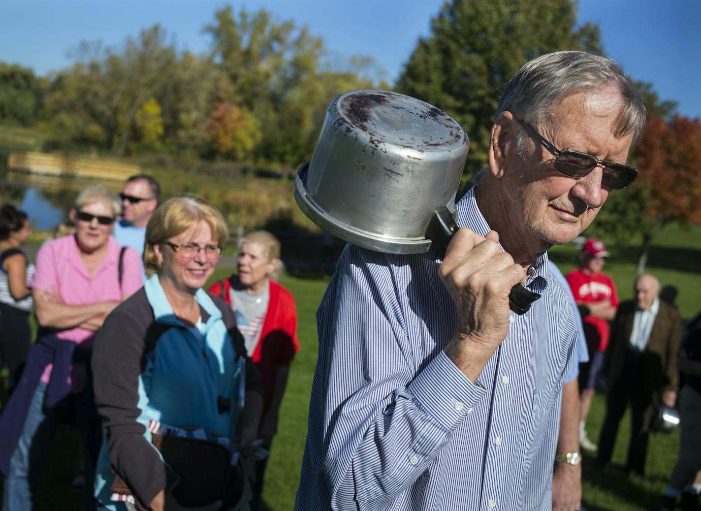 Merle Eastman brought his pot to fill. &#x201c;You would not get a crowd this big if it wasn&#x2019;t that good.&#x201d;