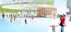 New renderings show pavilion, cafe, park next to Vikings stadium