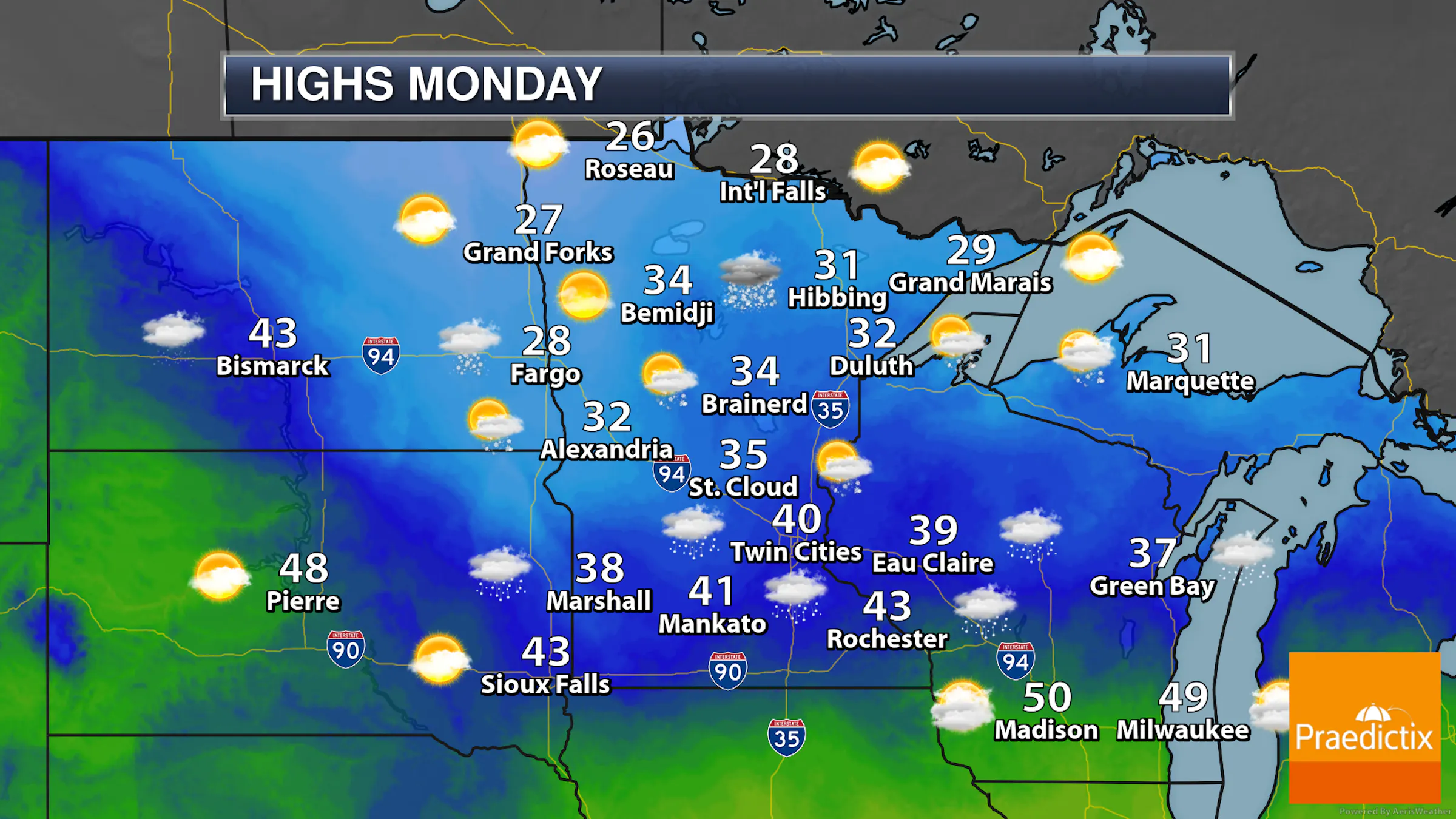 Snow Monday Morning - Feeling Like Spring This Week!