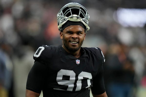 Jerry Tillery spent last season with the Raiders and has 12.5 sacks over five NFL seasons.