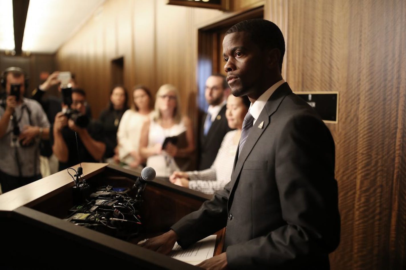 St. Paul Mayor Melvin Carter gave an update Tuesday on the police shooting that killed William "Billy" Hughes.