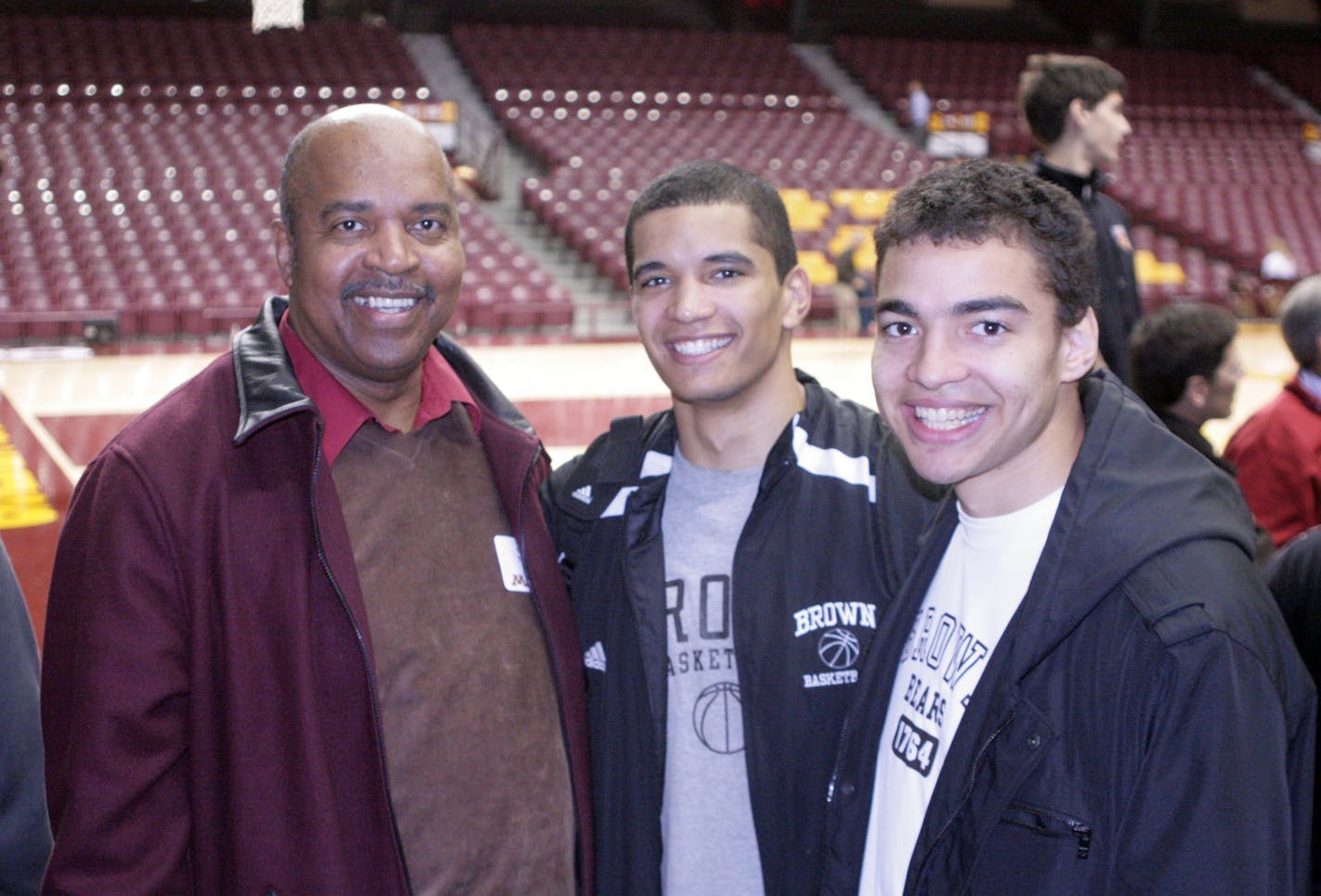 Marvin 'Corky' Taylor with sons, Chris and Kellen