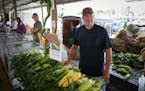 Out of Wisconsin, Utecht Home Grown Pork and sweet corn is a regular vendor at the Minneapolis Farmers Market. Chris Utecht stresses the corn his fami