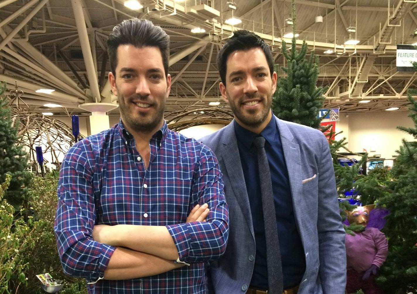 The Property Brothers, Jonathan Scott, left, and Drew Scott appeared at the Home and Garden Show in Minneapolis in March.