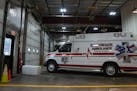 A rig with Nashwauk’s ambulance service used for transports Friday, Dec. 1, 2023 in Nashwauk, Minn.  ] ANTHONY SOUFFLE • anthony.souffle@startribu