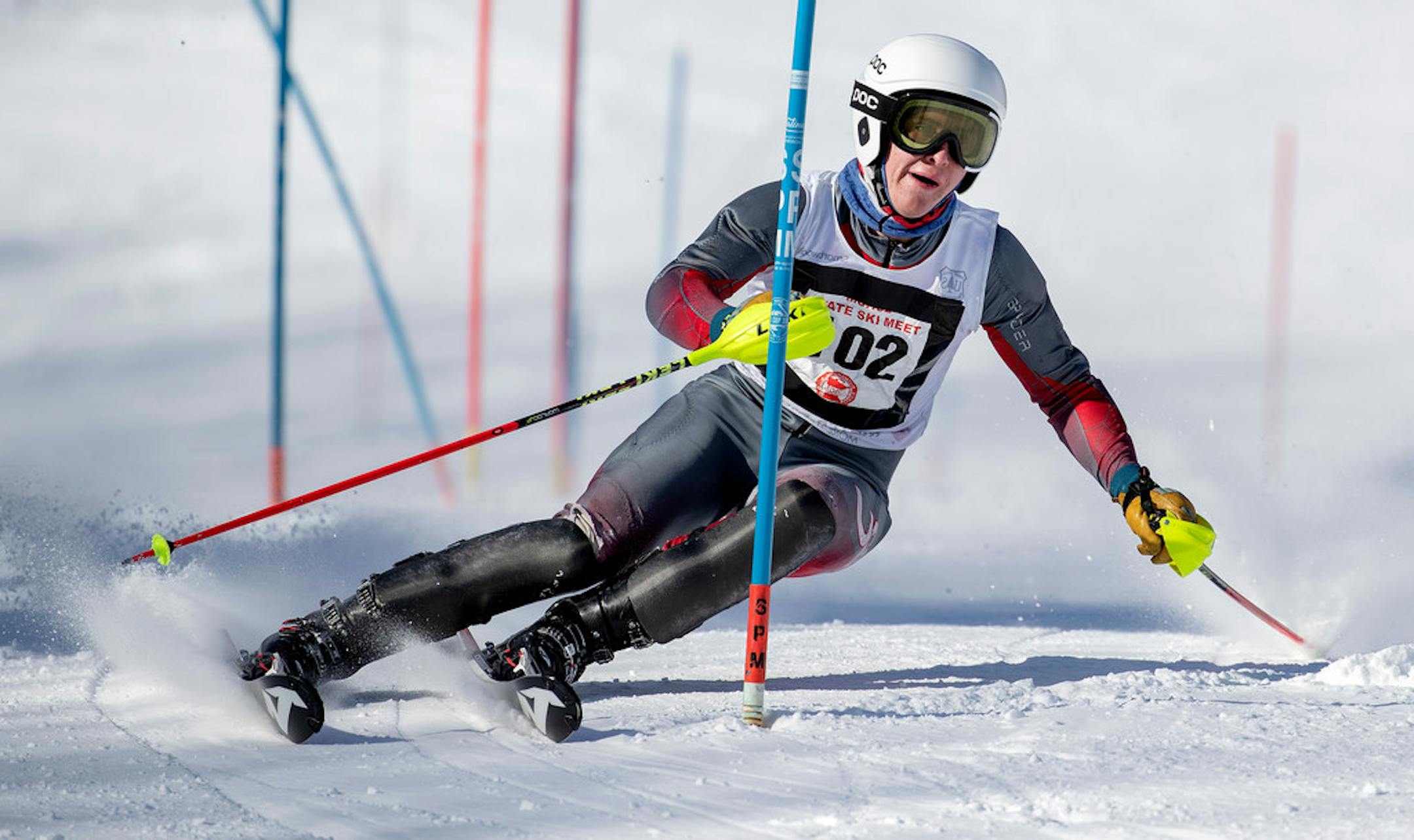 Luke Conway of Minneapolis Washburn made his way down the Innsbruck course in the 2019 state meet at Giant's Ridge in Biwabik. Photo: CARLOS GONZALEZ • cgonzalez@startribune.com