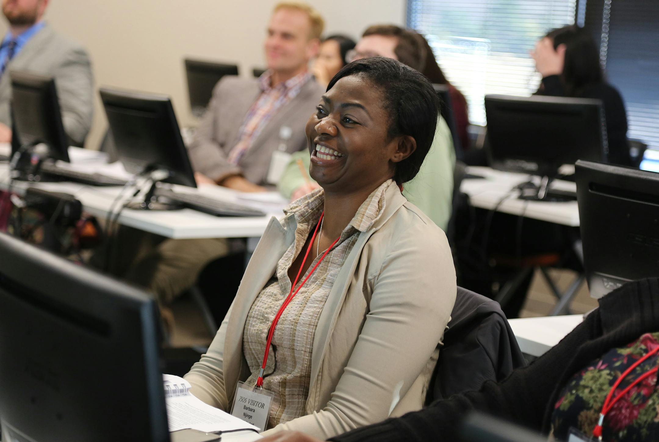 A student in the Creating IT Futures Foundation's IT-Ready program in Edina trains for one of the tech jobs President Obama is pushing with his new TechHire initiative. Photo credit Creating IT Futures Foundation of Minnesota.