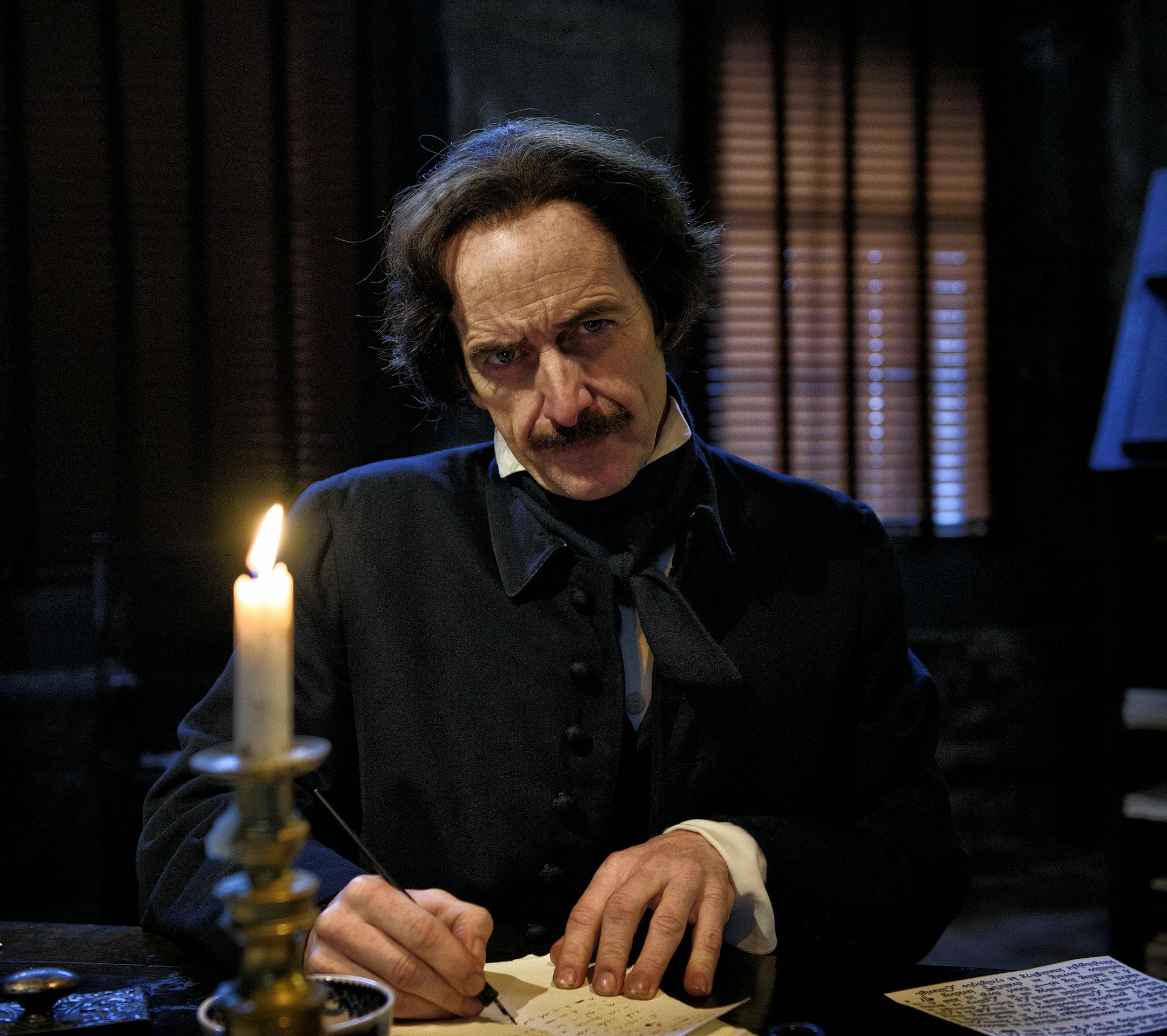 Tony Award-winning and Emmy-nominated actor Denis O'Hare stars as Edgar Allan Poe in "American Masters -- Edgar Allan Poe: Buried Alive."
For editorial use only in conjunction with the direct publicity or promotion of this program for a period of three years from the program's original broadcast date, unless otherwise noted. No other rights are granted. All rights reserved.