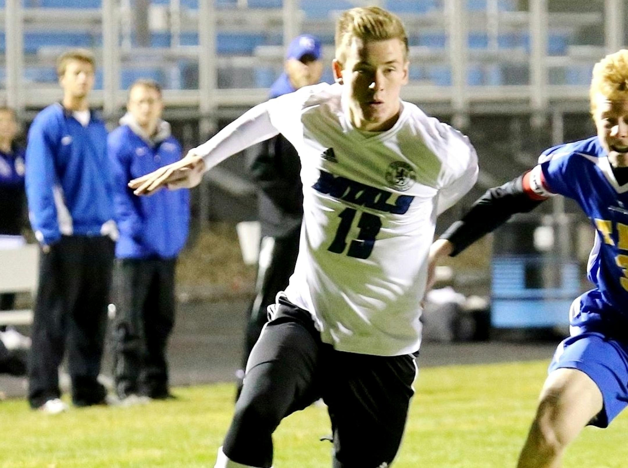 Trevor Klink competed for Rogers in a game earlier this season against St. Michael-Albertville.