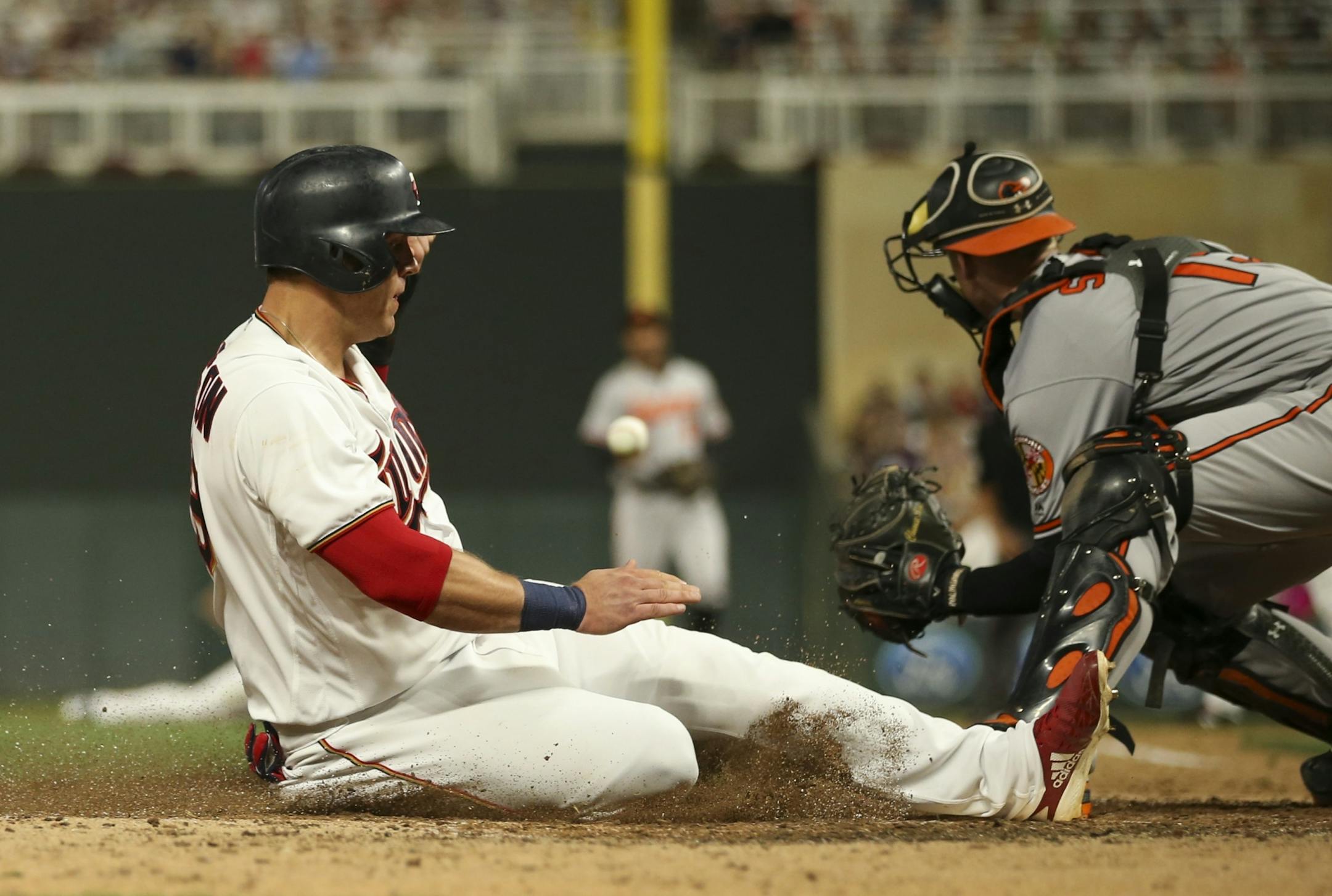 Minnesota Twins first baseman Logan Morrison