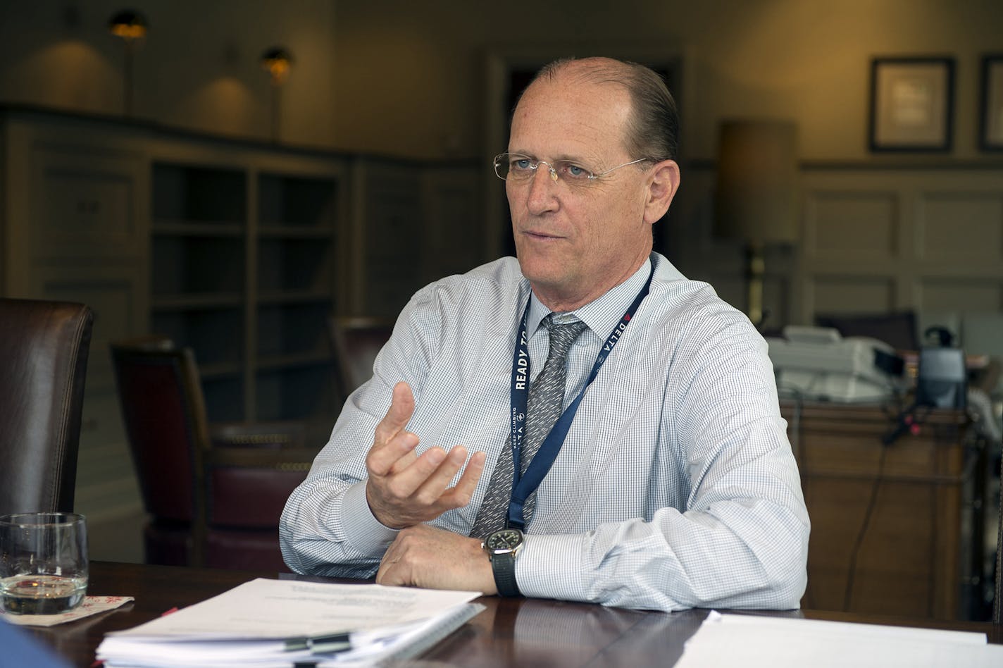 Amtrak co-CEO Richard Anderson during an interview in Atlanta on March 18, 2015. MUST CREDIT: Bloomberg photo by Michael A. Schwarz.