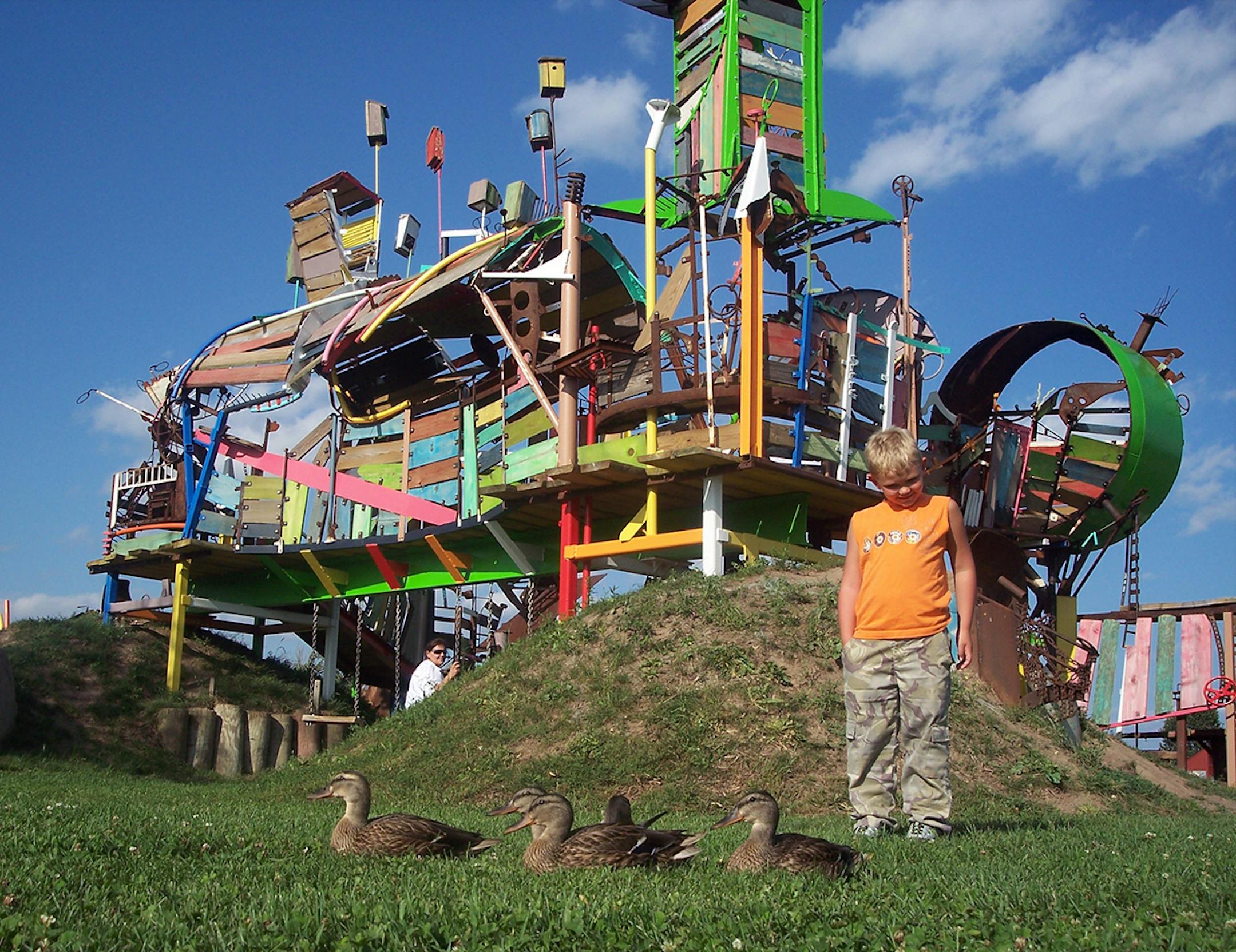 "Playstation" by Bridget Beck. Courtesy Franconia Sculpture Park.