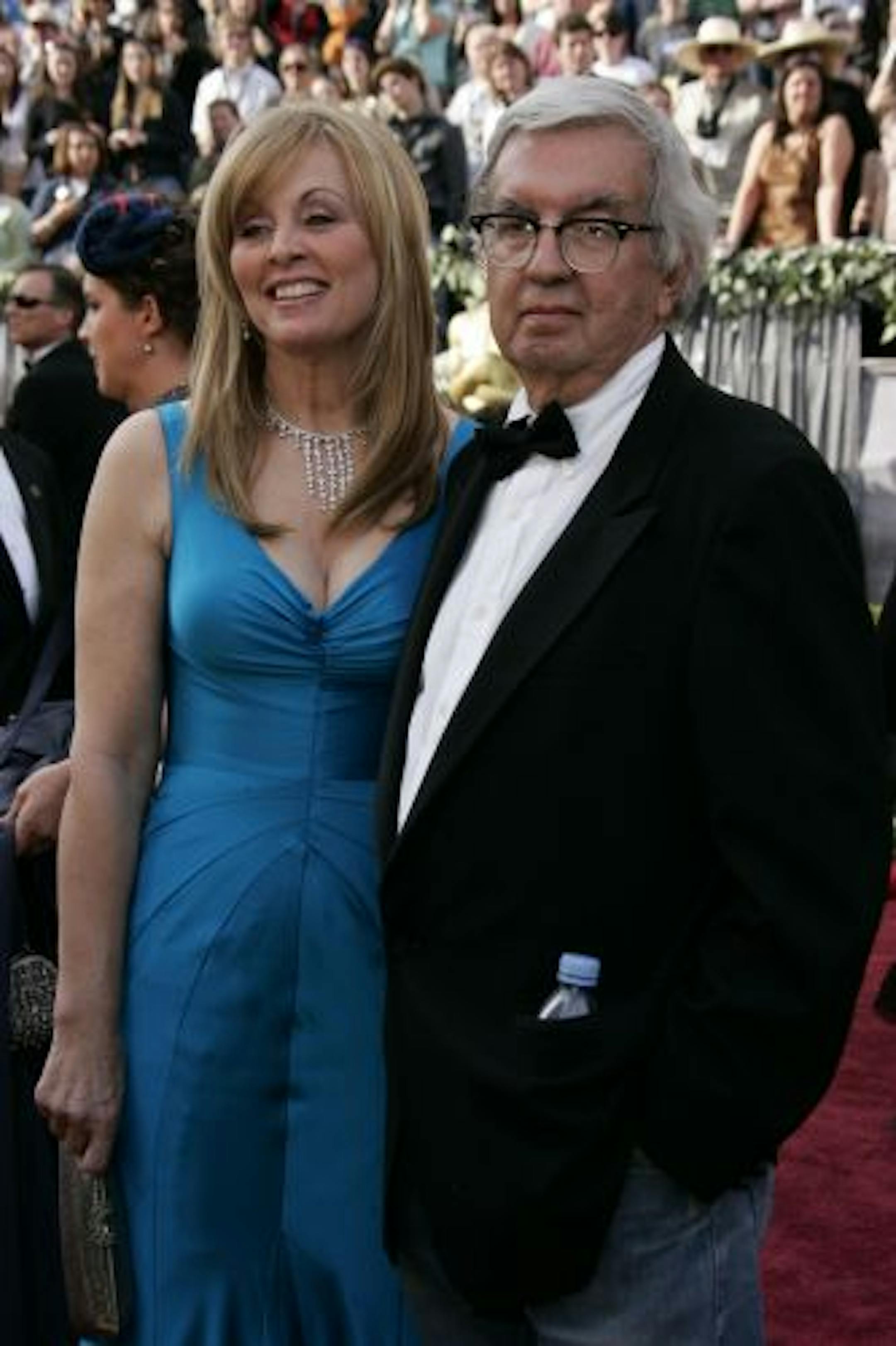 Writers Diana Ossana and Larry McMurtry, nominated for an Oscar for best adapted screenplay for their work on "Brokeback Mountain," arrives for the 78th Academy Awards Sunday, March 5, 2006, in Los Angeles.