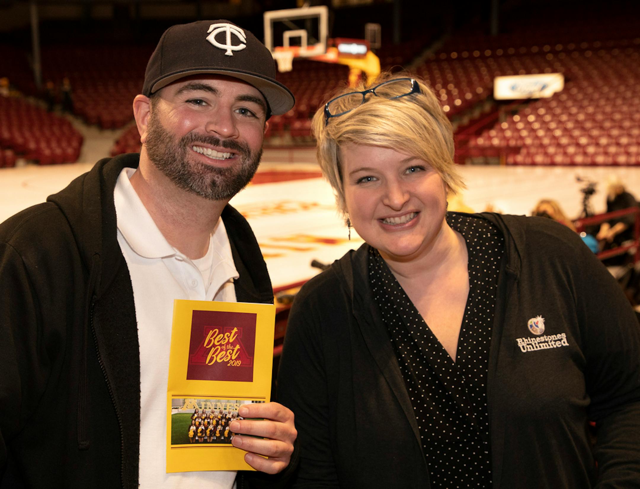 Angie Peery and Geoff Higgins.